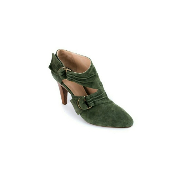 green suede shoes ladies